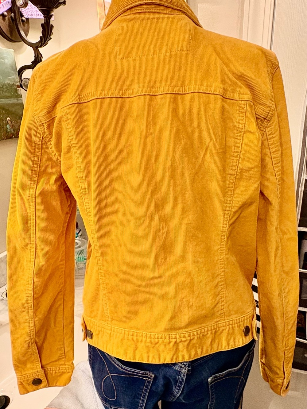 Gap 1969 Women's Mustard Corduroy Jacket - Picture 5 of 5